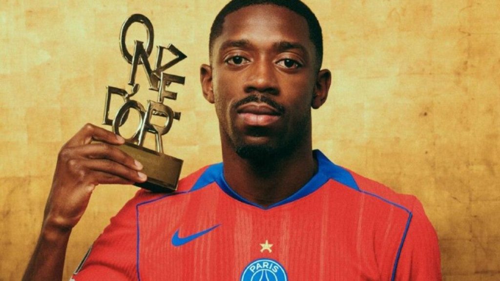 Ousmane Dembélé曾獲2025年 Onze d'Or獎(FOOT AFRICA)/金享娛樂城