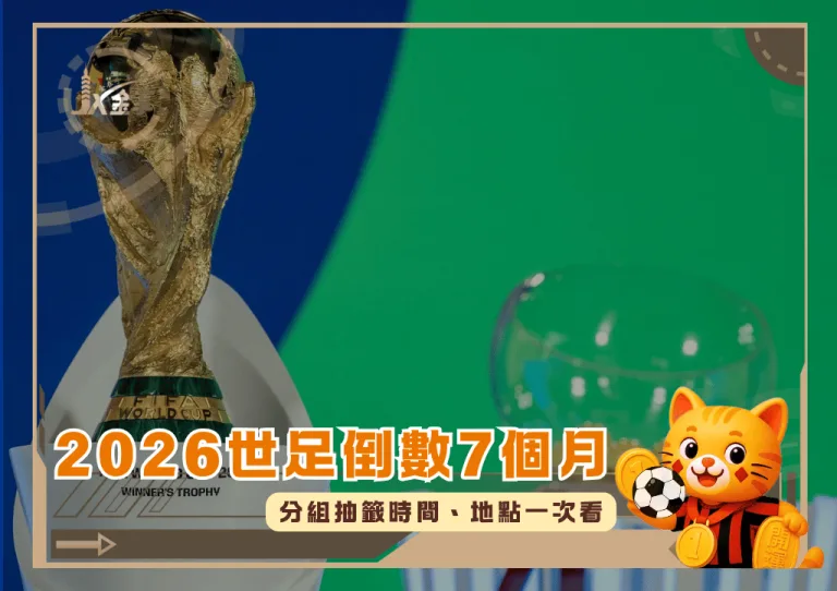 2026世足倒數7個月:分組抽籤時間、地點一次看!(photo:uefa)/金享娛樂城