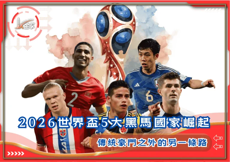 2026世界盃5大黑馬國家崛起：傳統豪門之外的另一條路