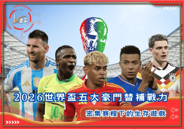 密集賽程下的生存遊戲：2026世界盃五大豪門替補戰力比較