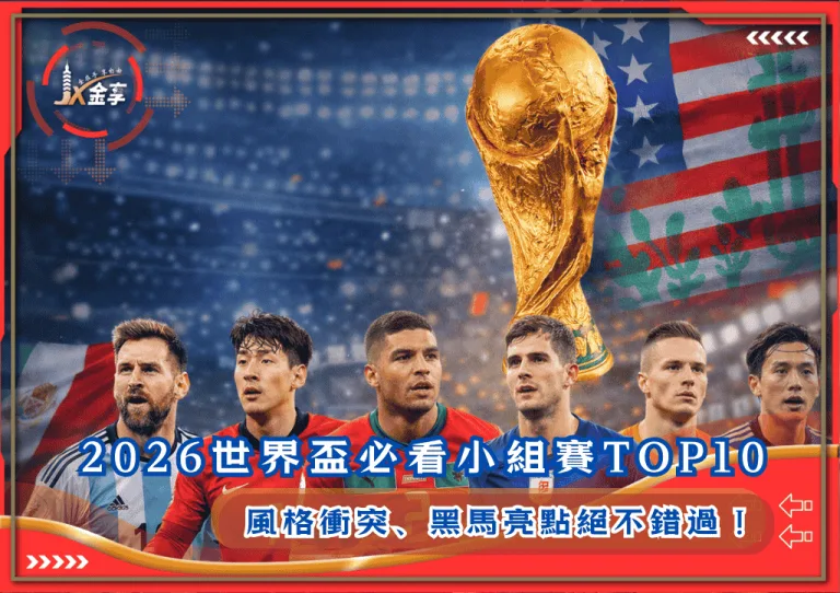 2026世界盃必看小組賽TOP10！風格衝突、黑馬亮點絕不錯過！