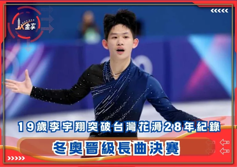 19歲李宇翔突破台灣花滑28年紀錄